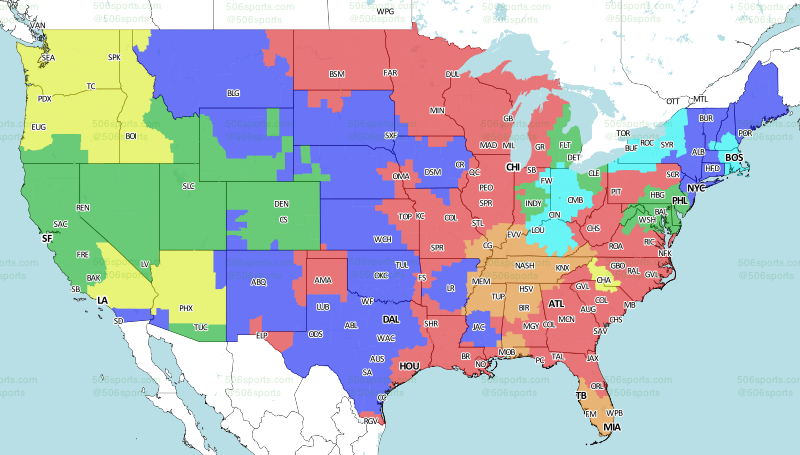 506 Sports - NFL Maps: Week 5, 2021