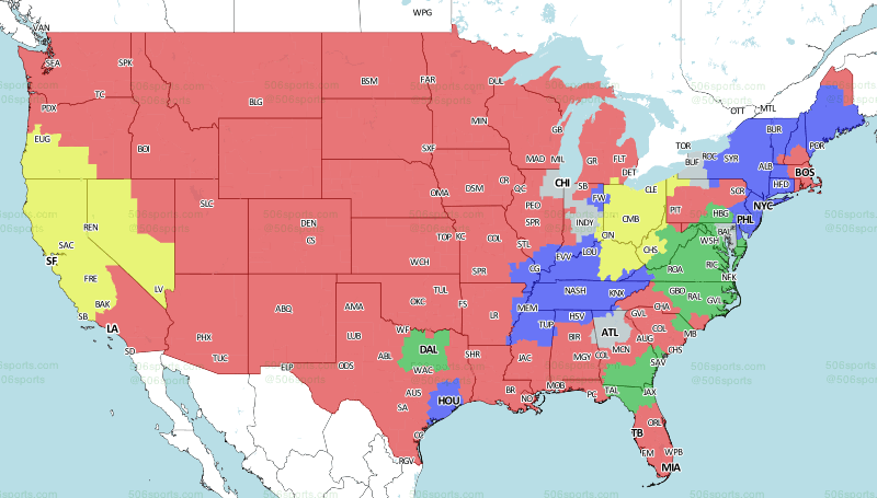PACKERVILLE, U.S.A.: Week 15 NFL TV Maps