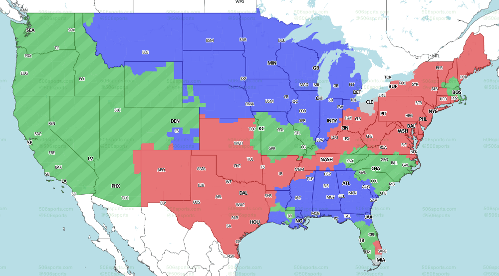 506 Sports - NFL Maps: Week 1, 2023