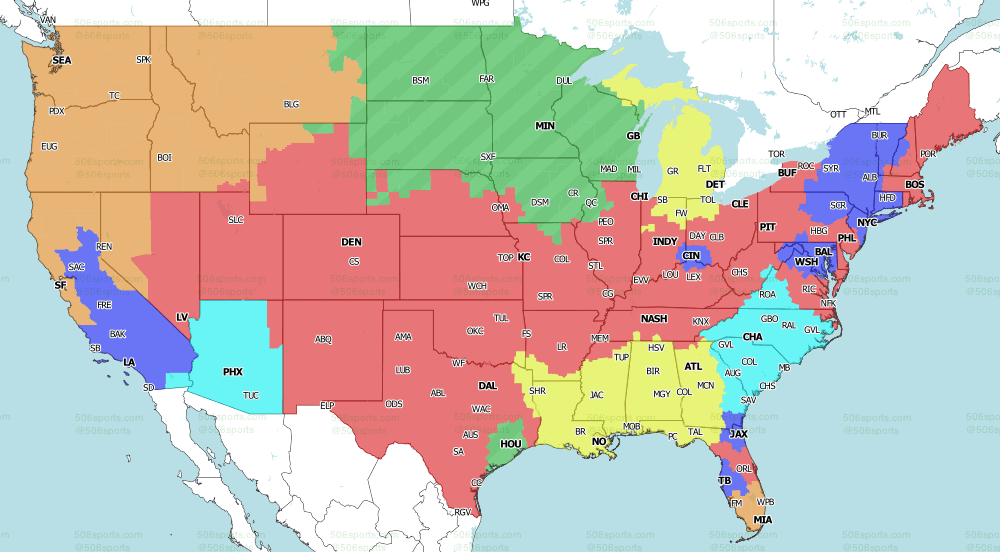 506 Sports - NFL Maps: Week 4, 2020