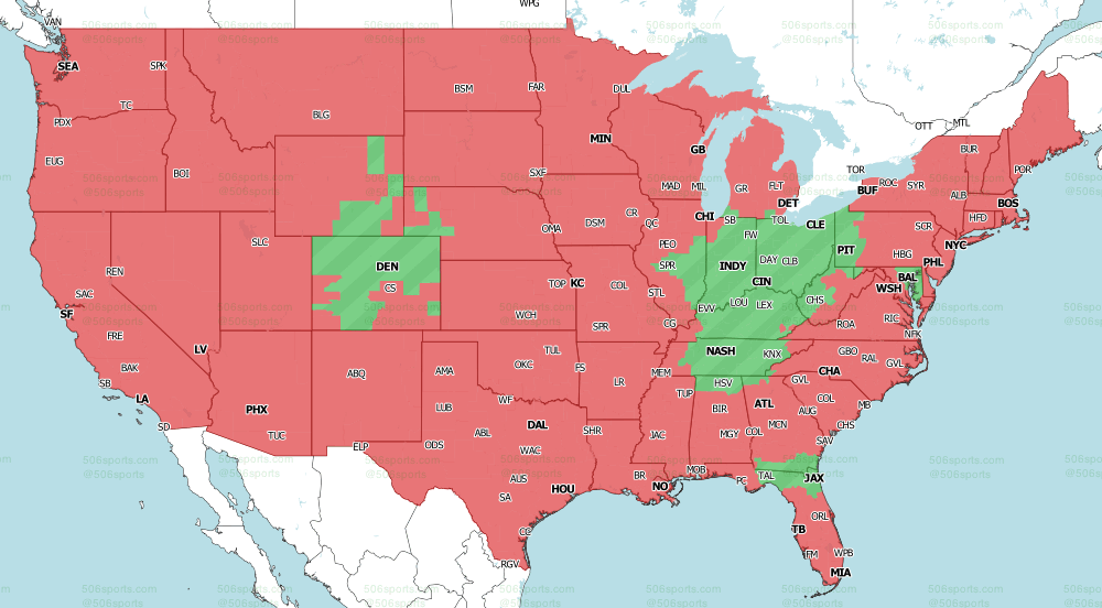 NFL TV Schedule and Broadcast Map: Week 3