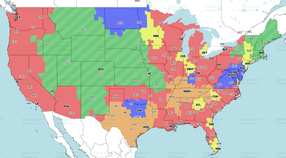 506 Sports - Nfl Maps Week 6 2020