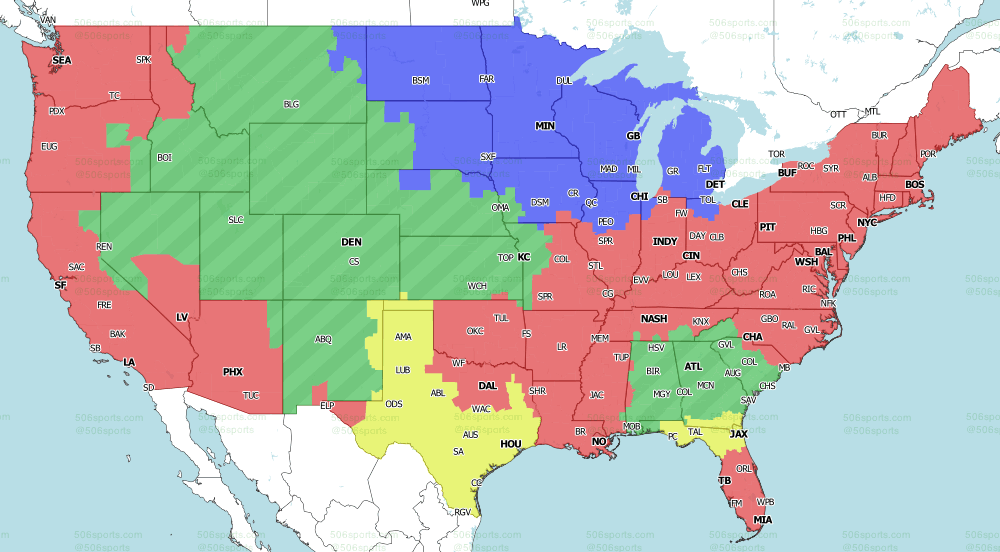 506 Sports - NFL Maps: Week 9, 2020