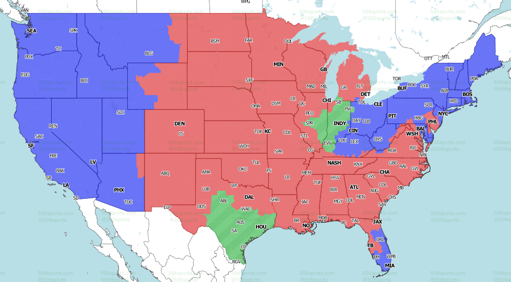 NFL Coverage Maps