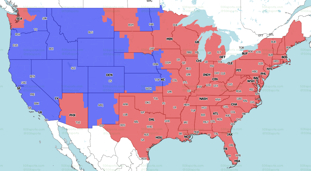 NFL Coverage Maps