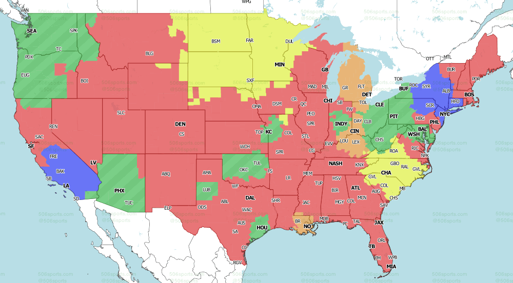 NFL Coverage Maps