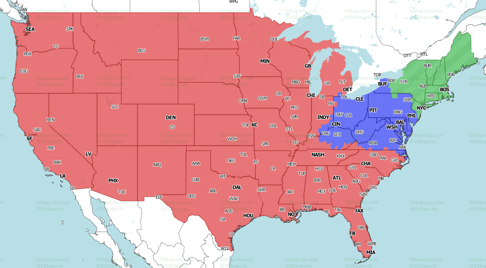 NFL Coverage Maps