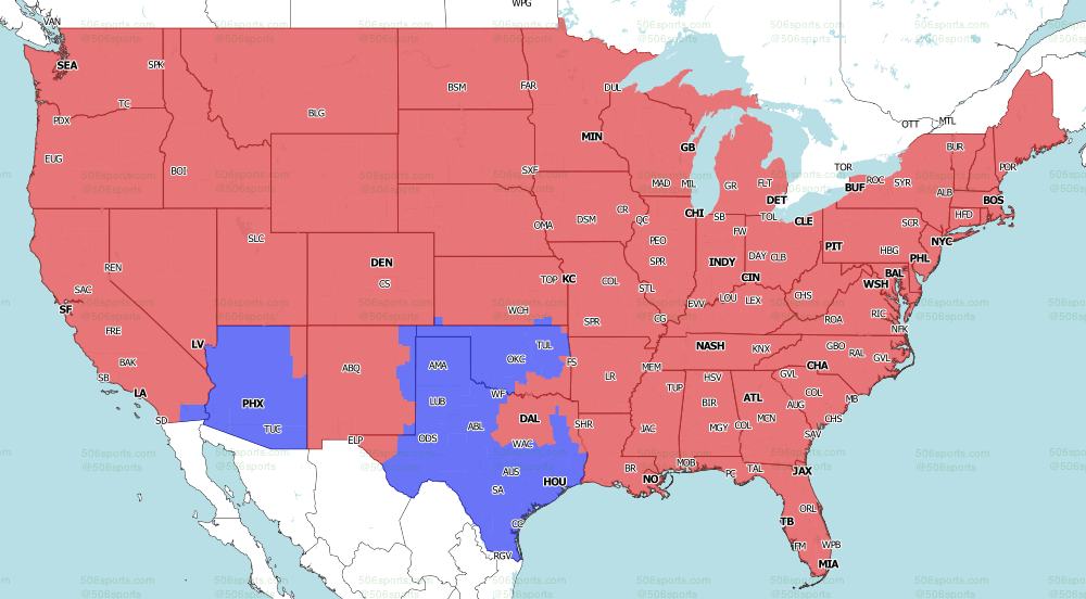 NFL Coverage Maps