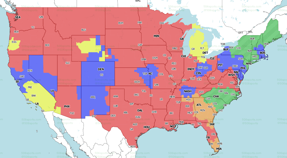 NFL Coverage Maps