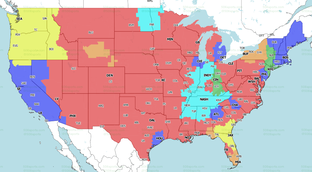 NFL Coverage Maps