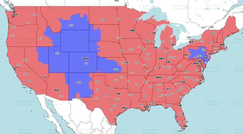 NFL Coverage Maps