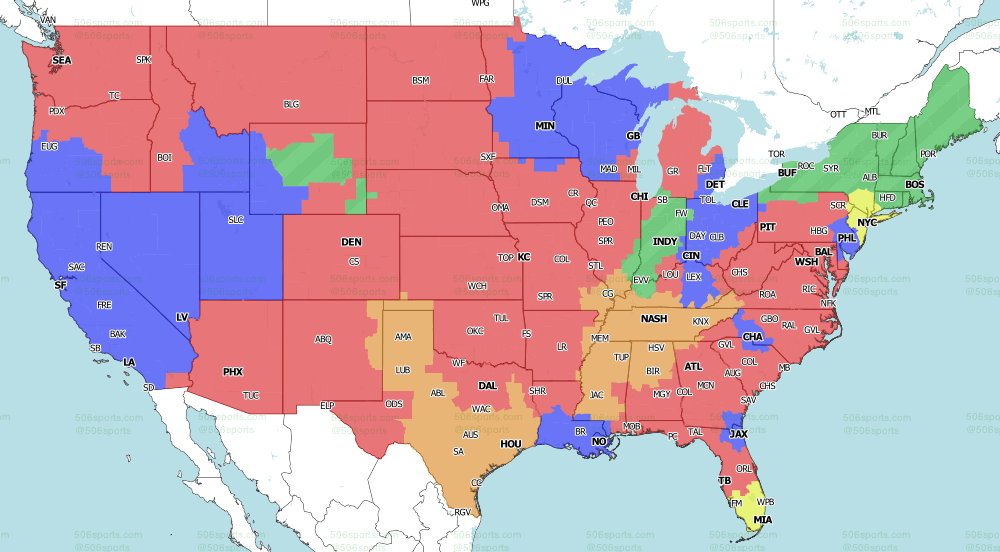 NFL Coverage Maps