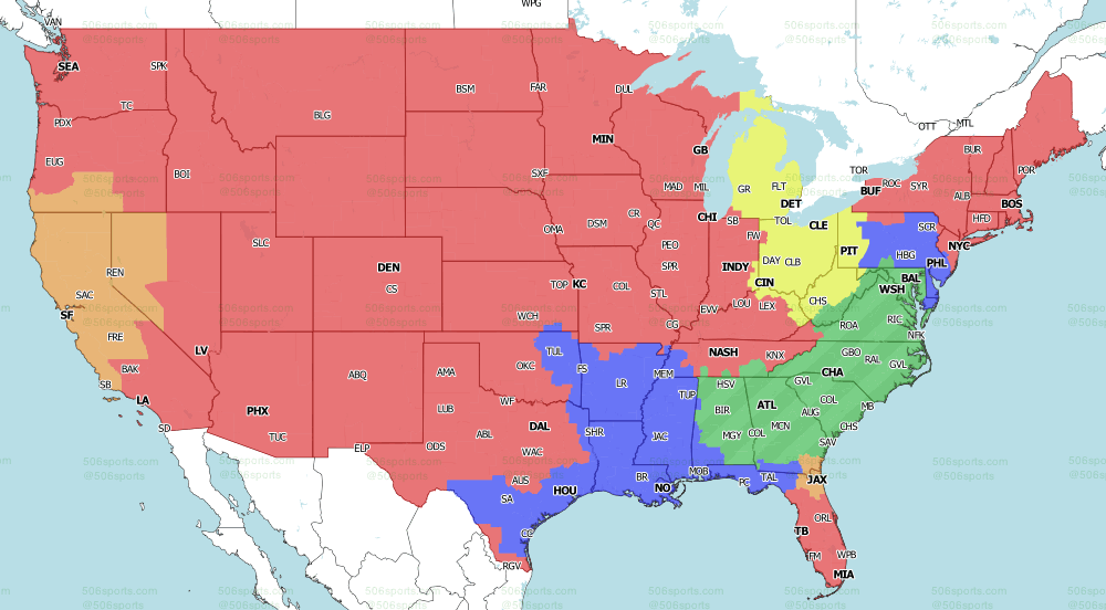 NFL Coverage Maps