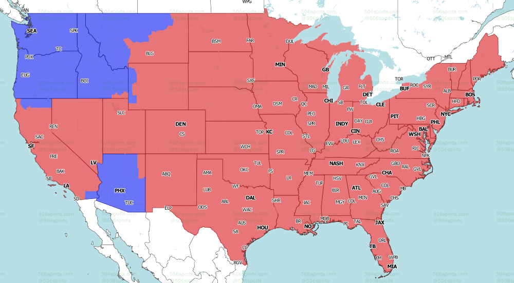 NFL Coverage Maps