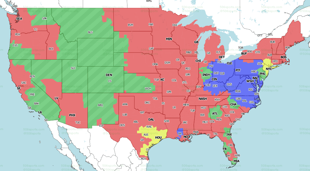 NFL Coverage Maps