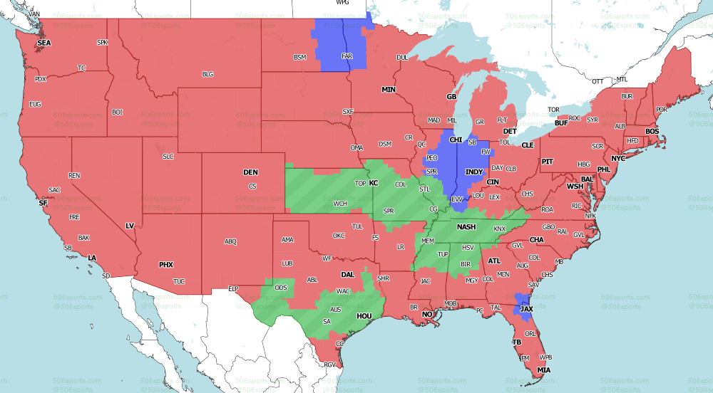 506 Sports - Nfl Maps: Week 18, 2021