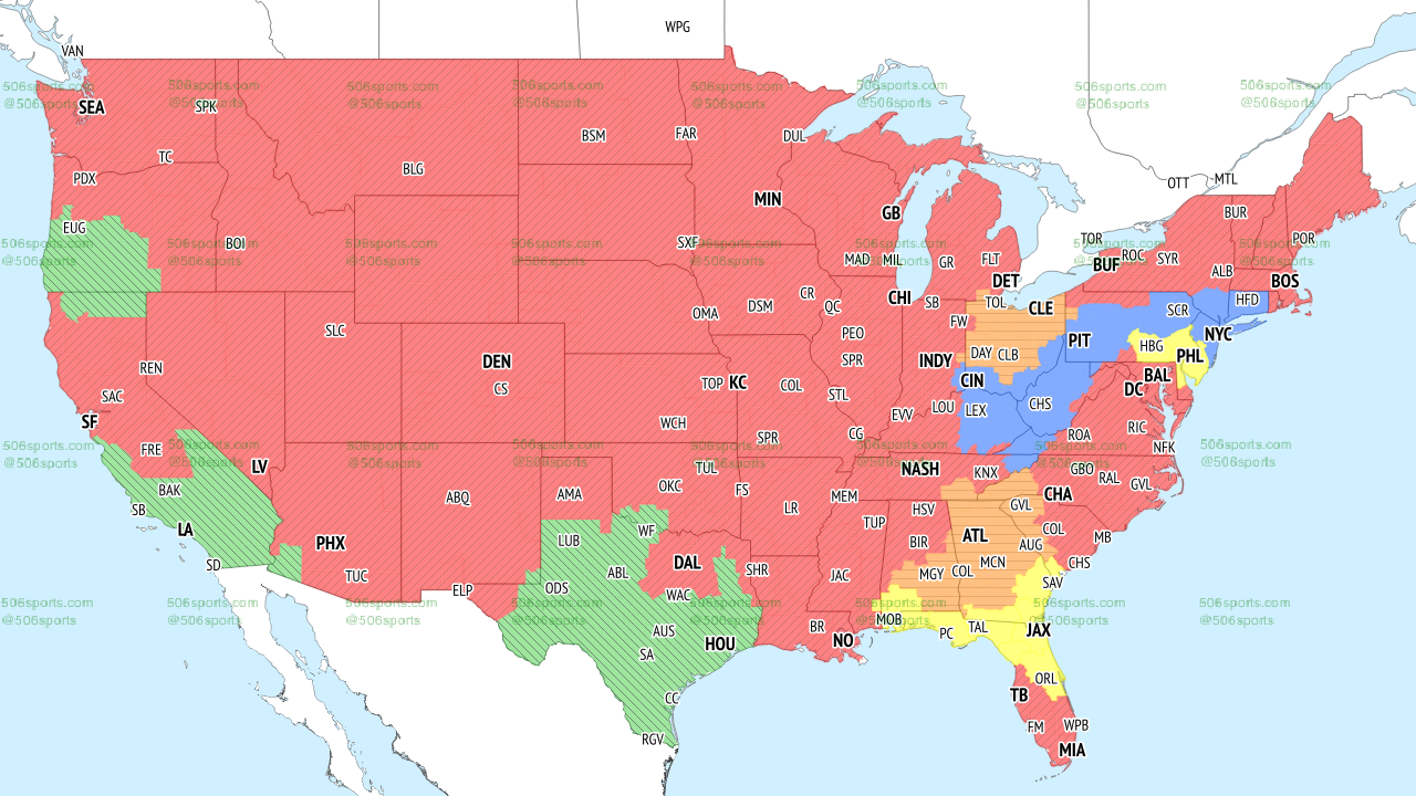 NFL Week 4 Coverage Maps