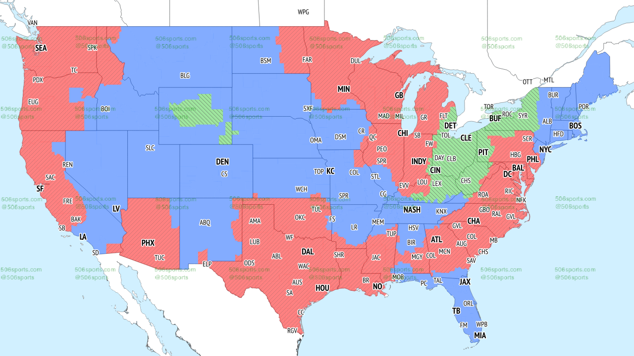 506 Sports NFL Maps Week 11 2022
