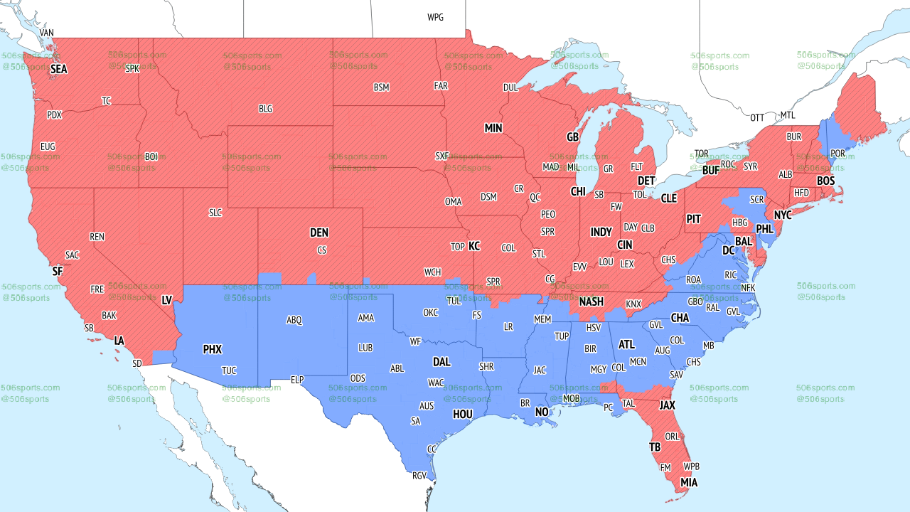 NFL coverage map 2023: TV schedule Week 3