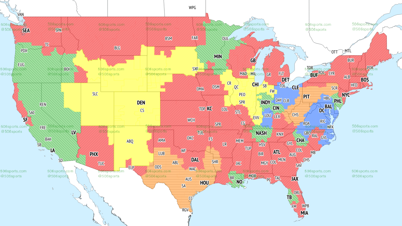 NFL 2023 Week 1: Coverage map, TV schedule, channel, and time