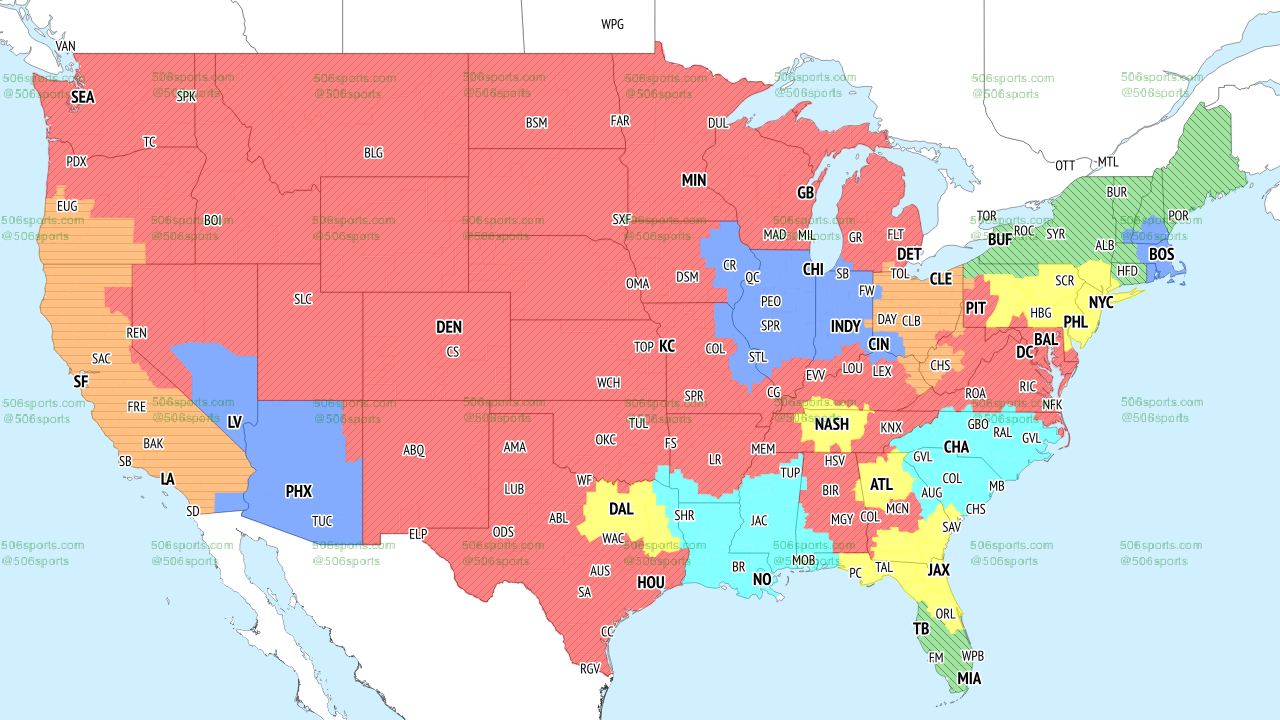 NFL Coverage Map Week 9: Complete TV Viewing Schedule for FOX, CBS, and ...